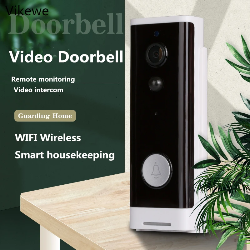 Smart WiFi Video Doorbell Camera IP Door Bell Wireless Home Visual Intercom Chime Night vision APP Control Security Camera
Smart WiFi Video Doorbell Camera IP Door Bell Wireless Home Visual Intercom Chime Night vision APP Control Security Camera