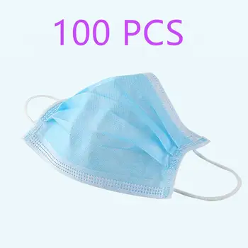 100 Pcs/bag Dust Respirator Protection Unisex Mouth Mask Disposable Non-Woven Masks Three-layer Filter Mask
100 Pcs/bag Dust Respirator Protection Unisex Mouth Mask Disposable Non-Woven Masks Three-layer Filter Mask