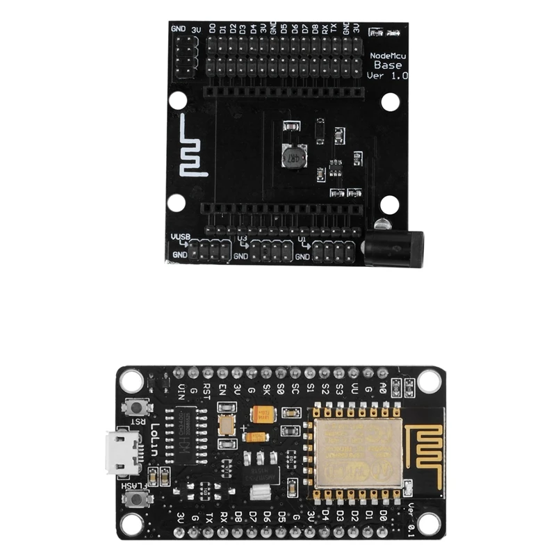 2 Pcs for NodeMCU LUA WiFi Networking Based ESP8266 Testing DIY Board: 1 MCU Module LoLin V3 & Ardu | Компьютеры и офис