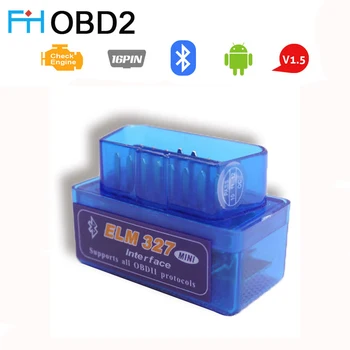OBD2 Scanner ELM327 Mini Bluetooth OBDII Code Reader Clean ELM327 Car Diagnostic Tools For Android Symbian Scan Tools
OBD2 Scanner ELM327 Mini Bluetooth OBDII Code Reader Clean ELM327 Car Diagnostic Tools For Android Symbian Scan Tools