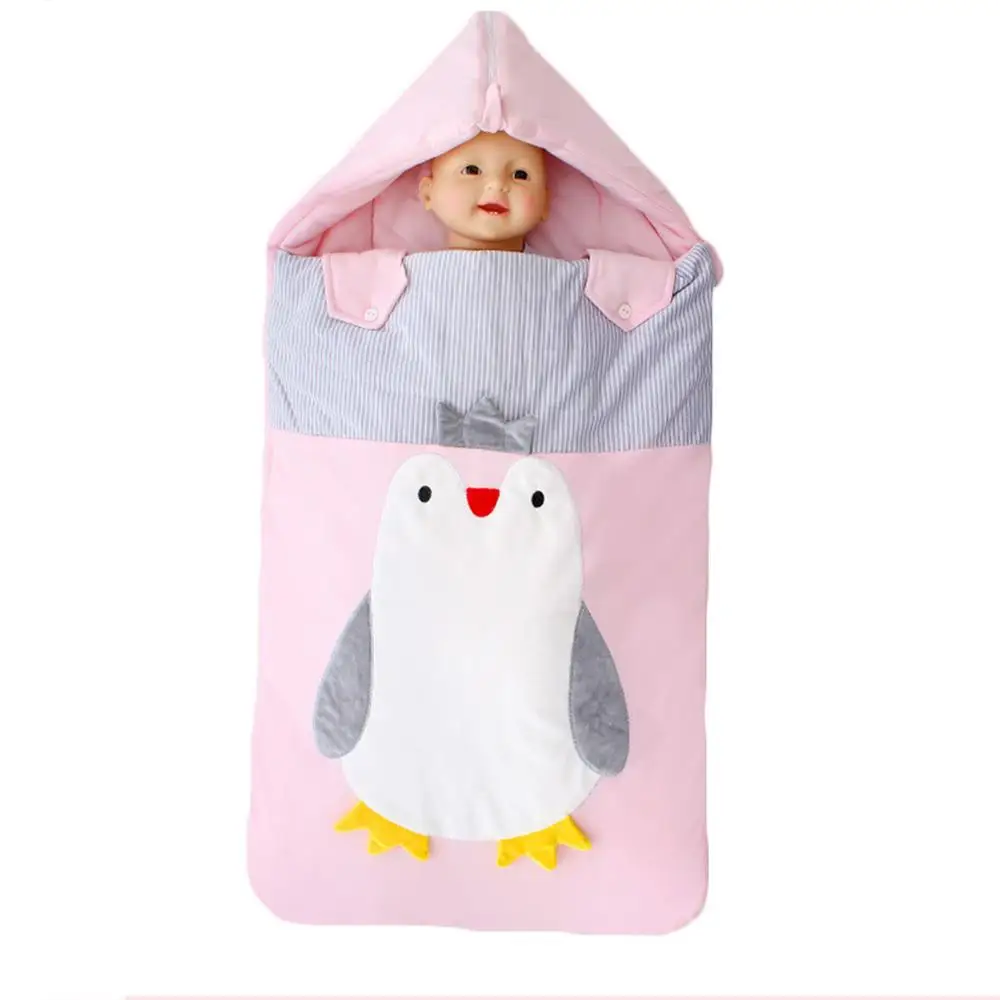 Baby Sleeping Bag Newborn Bunting Cotton Windproof Multi-functional Soft Warmth Keeping Sleeping Blanket Head Zipper Design
Baby Sleeping Bag Newborn Bunting Cotton Windproof Multi-functional Soft Warmth Keeping Sleeping Blanket Head Zipper Design