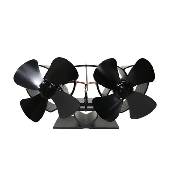 8 Blades Heat Powered Stove Fan, Double Motor Fireplace Fan for Wood Log Burner Slient Eco-Frienly Aluminium Black
8 Blades Heat Powered Stove Fan, Double Motor Fireplace Fan for Wood Log Burner Slient Eco-Frienly Aluminium Black