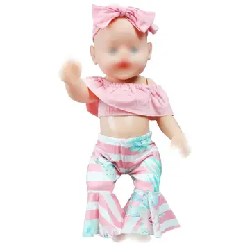 One Set Pink Outfit Blouse Trousers With Hair Band Clothes for American 18" 43cm Girl Doll Puppet Baby Accessories DIY Toy
One Set Pink Outfit Blouse Trousers With Hair Band Clothes for American 18" 43cm Girl Doll Puppet Baby Accessories DIY Toy