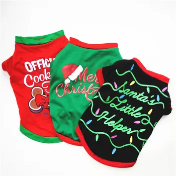 3 Style Christmas Pet Clothes for Dogs Cat Cotton Lovely Designer Dog Clothes for Labradors Xxxs Dog Clothes for French Bulldog
3 Style Christmas Pet Clothes for Dogs Cat Cotton Lovely Designer Dog Clothes for Labradors Xxxs Dog Clothes for French Bulldog