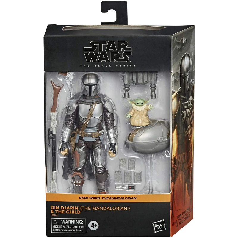 

Hasbro Star Wars The Black Series Din Djarin (The Mandalorian) and The Child Yoda Baby Action Figure Collection Boy Toy Gift