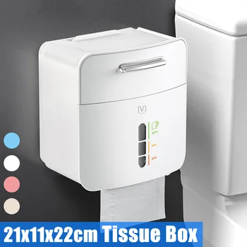 Waterproof Tissue Box Wall-Mounted Bathroom Tissue Dispenser for Multifold Paper Towels Tissue Storage Box with Drawer
Waterproof Tissue Box Wall-Mounted Bathroom Tissue Dispenser for Multifold Paper Towels Tissue Storage Box with Drawer