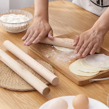 Solid Wood Rolling Pins With Scale Cake pie noodles Rolling Pins Wooden sticks Baking kitchen tools
Solid Wood Rolling Pins With Scale Cake pie noodles Rolling Pins Wooden sticks Baking kitchen tools