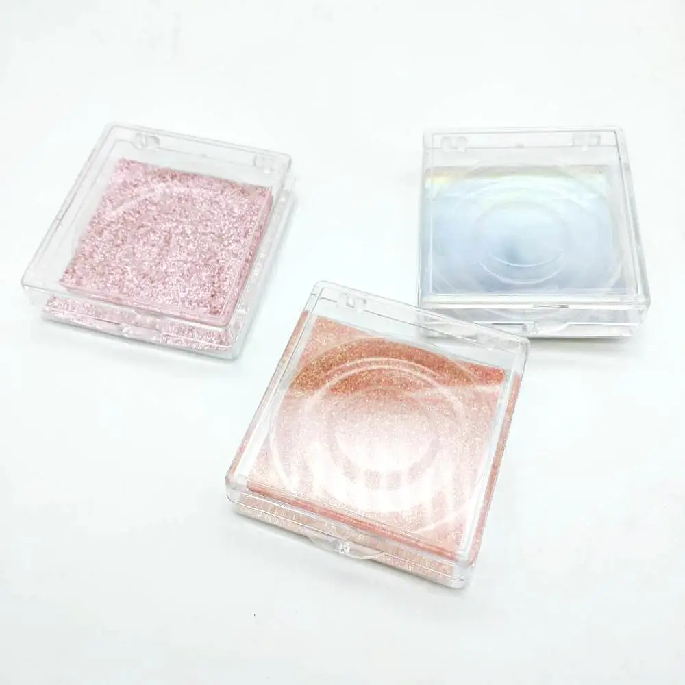 Bulk wholesale Transparent square eyelashes box with round tray can be customized round stickers
Bulk wholesale Transparent square eyelashes box with round tray can be customized round stickers