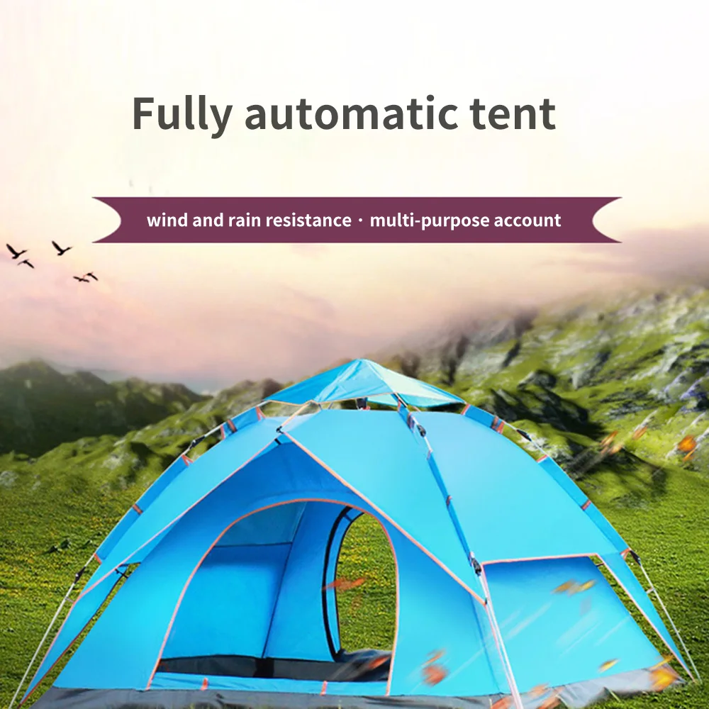 High Quality Outdoor Camping Tent 3-4 People Warm Double Tent Large Area Waterproof PU Fabric Tents For Events Camping Equipment
High Quality Outdoor Camping Tent 3-4 People Warm Double Tent Large Area Waterproof PU Fabric Tents For Events Camping Equipment