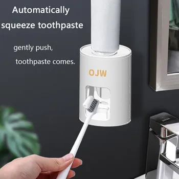 New Automatic Toothpaste Dispenser Wall-mounted No-punch No Track Paste Lazy Automatic Dustproof Toothpasteframe Bathroom
New Automatic Toothpaste Dispenser Wall-mounted No-punch No Track Paste Lazy Automatic Dustproof Toothpasteframe Bathroom