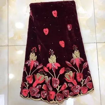 African Velvet Lace Fabric 2020 High Qality Lace Newest Wedding Nigerian French stones/sequins Lace Material For Women Dress
African Velvet Lace Fabric 2020 High Qality Lace Newest Wedding Nigerian French stones/sequins Lace Material For Women Dress