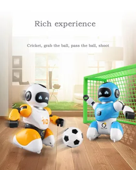 Soccer Robot 2pcs Smart Remote Control Singing And Dancing USB Charging Simulation RC Intelligent Football Robots Toys
Soccer Robot 2pcs Smart Remote Control Singing And Dancing USB Charging Simulation RC Intelligent Football Robots Toys