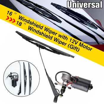 Universal UTV Electric Windshield Wiper Motor Kit Black UV-protected Rubber Material For Polaris RZR 900 Can Am
Universal UTV Electric Windshield Wiper Motor Kit Black UV-protected Rubber Material For Polaris RZR 900 Can Am