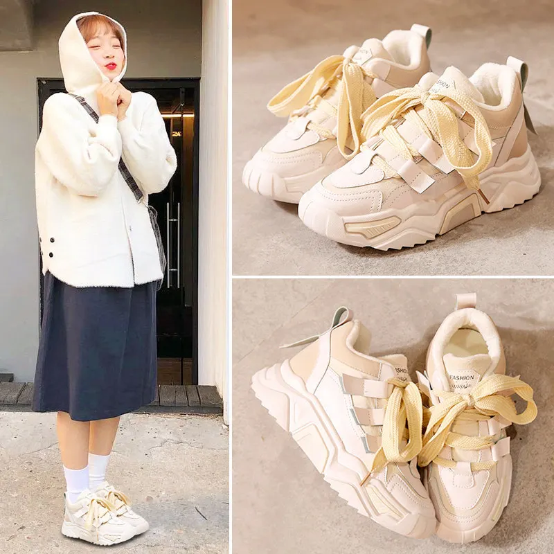 Cotton-padded Shoes Women's INS Fashion 2019 Winter New Style Korean-style Versatile Winter Shoes Brushed And Thick Warm Sports
Cotton-padded Shoes Women's INS Fashion 2019 Winter New Style Korean-style Versatile Winter Shoes Brushed And Thick Warm Sports