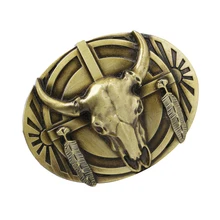Vintage Western Belt Buckle Classic Indian Rodeo Bull Head
Vintage Western Belt Buckle Classic Indian Rodeo Bull Head