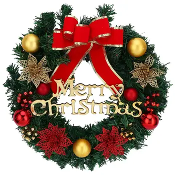 1pc Christmas Wreath Beautiful Decorative Colorful Holiday Wreath Xmas Wreath Christmas Garland For Home Store Office 
1pc Christmas Wreath Beautiful Decorative Colorful Holiday Wreath Xmas Wreath Christmas Garland For Home Store Office