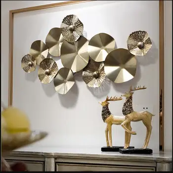 Modern Wrought Iron Lotus Leaf Wall Mural Ornaments Home Livingroom Wall Hanging Decoration Hotel Porch Wall Sticker Accessories
Modern Wrought Iron Lotus Leaf Wall Mural Ornaments Home Livingroom Wall Hanging Decoration Hotel Porch Wall Sticker Accessories