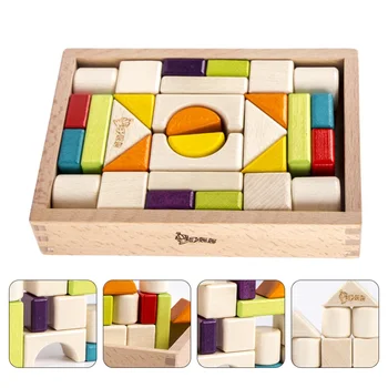 1 Set Rainbow Educational Creative Interesting Building Toy Geometric Toy Building Block Wooden Toy for Learning Children Kids
1 Set Rainbow Educational Creative Interesting Building Toy Geometric Toy Building Block Wooden Toy for Learning Children Kids