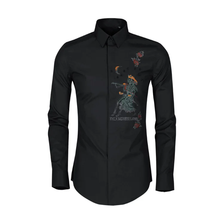 2019 New Style Origional The Primitive Embroidered Stereo And Handmade Sewing Long Sleeve MEN'S Long-sleeved Shirt
2019 New Style Origional The Primitive Embroidered Stereo And Handmade Sewing Long Sleeve MEN'S Long-sleeved Shirt