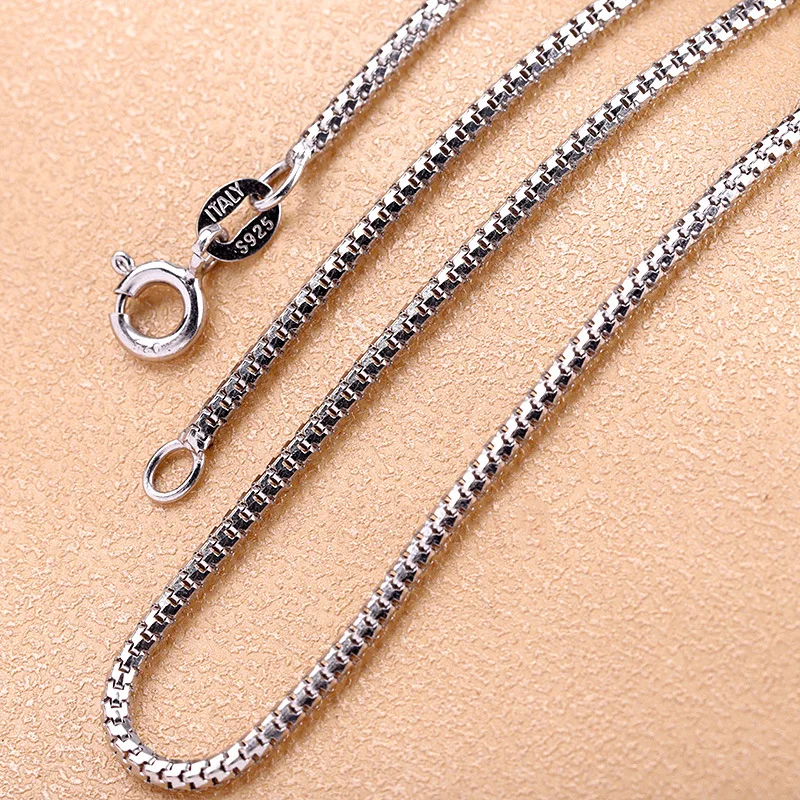 With Certificate&Polishing Cloth 925 Silver Chain Necklace, If you receive a fake silver, we will refund you 10 times the price
With Certificate&Polishing Cloth 925 Silver Chain Necklace, If you receive a fake silver, we will refund you 10 times the price