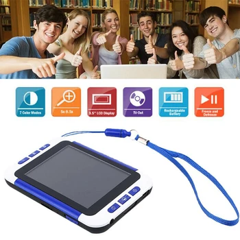 Portable Low Sight Magnifier 3.5 "Color Lcd Pocket Electronic Reading Digital Magnifier to Assist Low Manual Sight Tool 
Portable Low Sight Magnifier 3.5 "Color Lcd Pocket Electronic Reading Digital Magnifier to Assist Low Manual Sight Tool