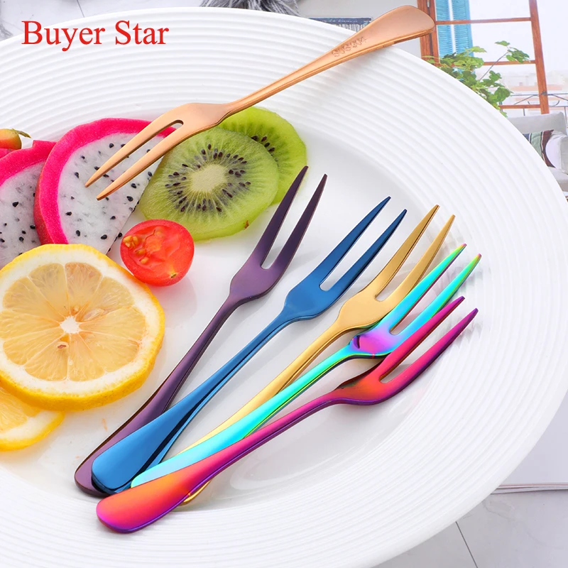 4PCS Stainless Steel Two-tine Fork Set Gold Fruit Fork Tableware Multiple Use For Snack Cake Dessert Forks Home Kitchen Flatware
4PCS Stainless Steel Two-tine Fork Set Gold Fruit Fork Tableware Multiple Use For Snack Cake Dessert Forks Home Kitchen Flatware
