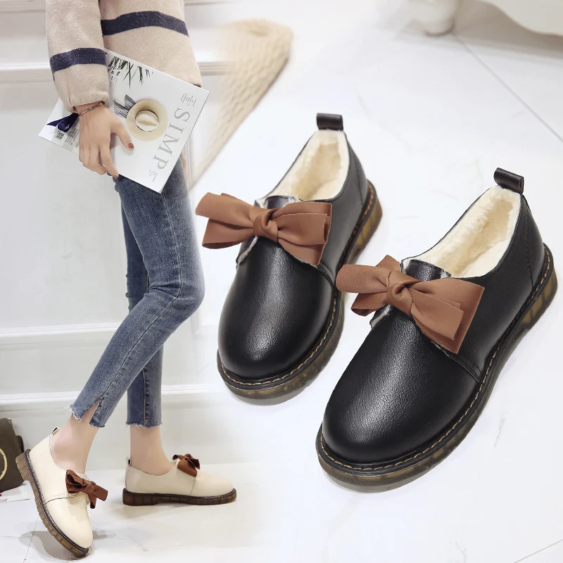 Casual Woman Platform Shoes Autumn Round Toe Bow-Knot Dress Flats Women Slip-on British Style Oxfords Women's New Fall Casual
Casual Woman Platform Shoes Autumn Round Toe Bow-Knot Dress Flats Women Slip-on British Style Oxfords Women's New Fall Casual