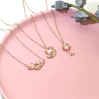 925 Sterling Silver Necklace Women Planet Star Cubic Zirconia Fashion Rose Gold Chain Fine Jewelry Necklaces & Pendants 925-63
925 Sterling Silver Necklace Women Planet Star Cubic Zirconia Fashion Rose Gold Chain Fine Jewelry Necklaces & Pendants 925-63