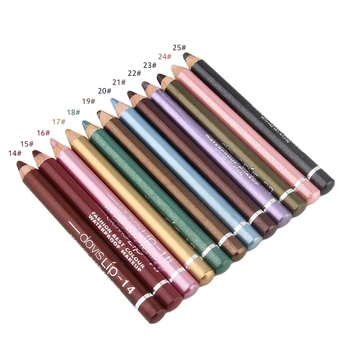 Big Sale 12 Colors Eye Make Up Eyeliner Pencil Shadow Long Lasting Waterproof Eye Liner Eyes Cosmetics Pen With Pencil Sharpener
Big Sale 12 Colors Eye Make Up Eyeliner Pencil Shadow Long Lasting Waterproof Eye Liner Eyes Cosmetics Pen With Pencil Sharpener