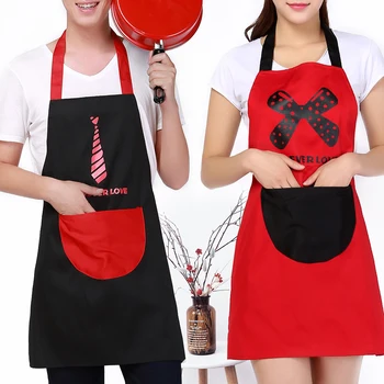 Korean fashion gowns waterproof cute cartoon couple apron work men and women kitchen home LOGO custom
Korean fashion gowns waterproof cute cartoon couple apron work men and women kitchen home LOGO custom