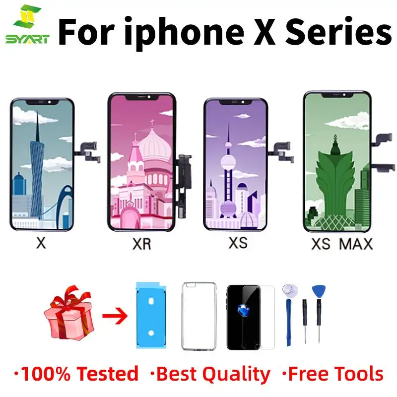 AAA+ NEW TFT OLED LCD Screen For iphoneX XS XR XSMAX OEM LCD Display Touch Screen Digitizer Assembly For iPhoneX XS XR XS MAX
AAA+ NEW TFT OLED LCD Screen For iphoneX XS XR XSMAX OEM LCD Display Touch Screen Digitizer Assembly For iPhoneX XS XR XS MAX