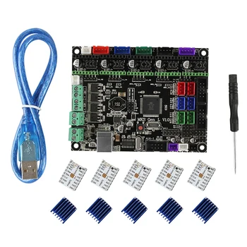 3D Printer Motherboard Mks Gen L V1.0+ Tmc2209V2.0x5 Ultra-Quiet Drive Kit 
3D Printer Motherboard Mks Gen L V1.0+ Tmc2209V2.0x5 Ultra-Quiet Drive Kit
