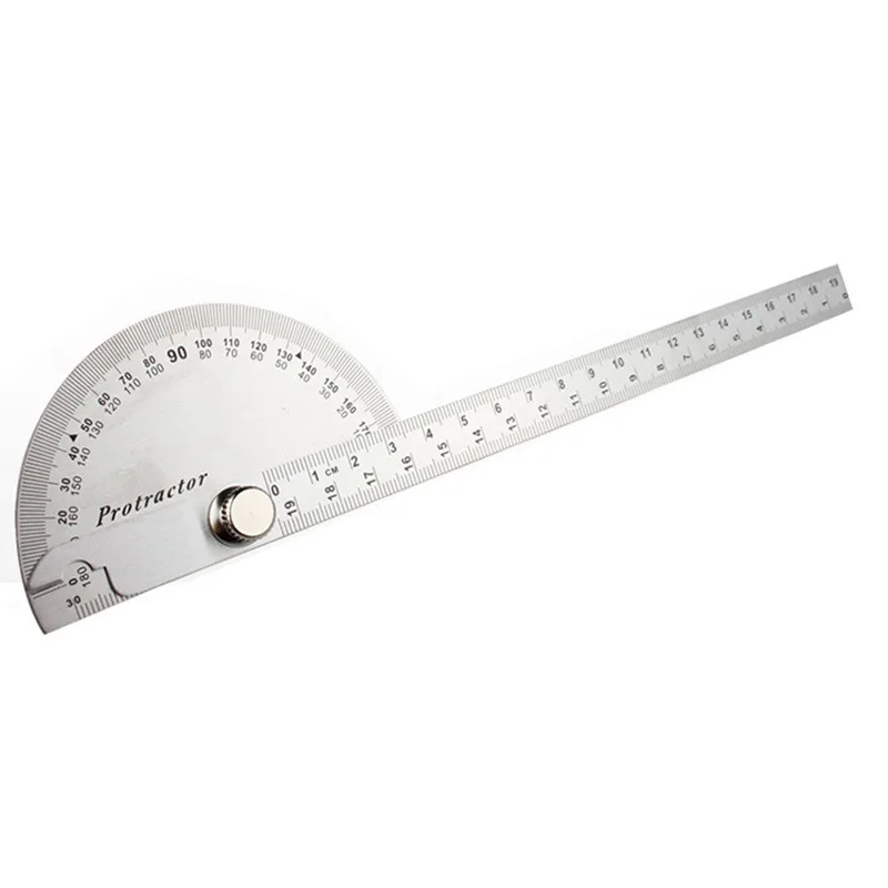 Angle Ruler Simplicity Protractor Universal Angle Ruler Protractor 180-Degree Steel Angle Multi-functional Activity Square
Angle Ruler Simplicity Protractor Universal Angle Ruler Protractor 180-Degree Steel Angle Multi-functional Activity Square