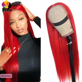 REMYBLUE 13*4 Lace Front Human Hair Wigs PrePlucked Natural Hairline Red Straight Malaysian Remy Human Hair Wigs Lace Front Wig
REMYBLUE 13*4 Lace Front Human Hair Wigs PrePlucked Natural Hairline Red Straight Malaysian Remy Human Hair Wigs Lace Front Wig
