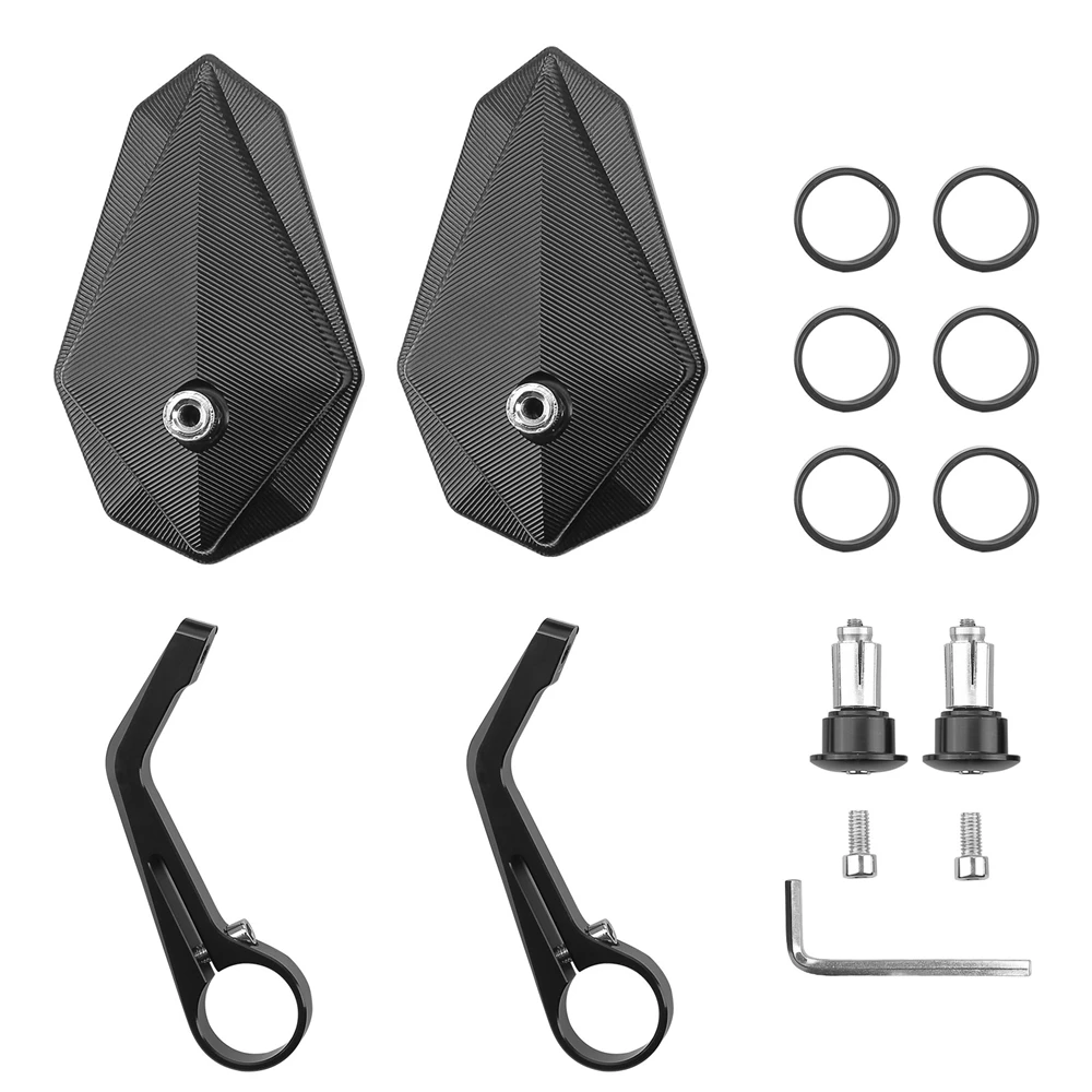 Rearview Mirrors For MT09 MT07 Bar End Mirror Motorcycle Universal CNC Aluminium R1 R3 YZFR1/R6 For Ninja Z1000 Z900 Z650 Z750 
Rearview Mirrors For MT09 MT07 Bar End Mirror Motorcycle Universal CNC Aluminium R1 R3 YZFR1/R6 For Ninja Z1000 Z900 Z650 Z750