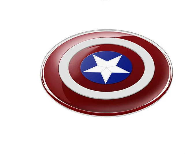 

Avengers Qi Wireless Charger Charging Pad for iPhone X 8 8 Plus SAMSUNG S6 S7 S8 edge NOTE5 Nexus 4/5 Lumia 920