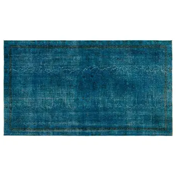 Handmade Turquoise Vintage Overdyed Turkish Area Rug 144x250 Cm-4'9''X8'2''
Handmade Turquoise Vintage Overdyed Turkish Area Rug 144x250 Cm-4'9''X8'2''