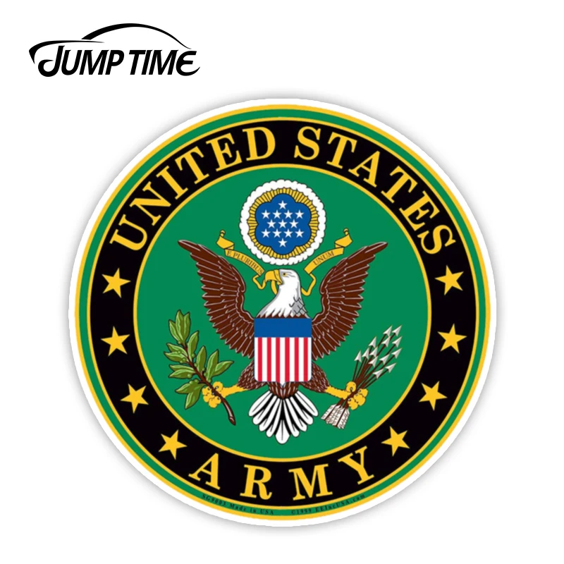 JumpTime 13 см x для армейского военного логотипа знак Виниловая наклейка автомобиля