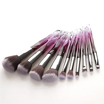 10Pcs/set Makeup Brushes Purple Crystal handle For Eyeshadow Foundation Concealer Contour Powder eyelash Blending brush T10195
10Pcs/set Makeup Brushes Purple Crystal handle For Eyeshadow Foundation Concealer Contour Powder eyelash Blending brush T10195