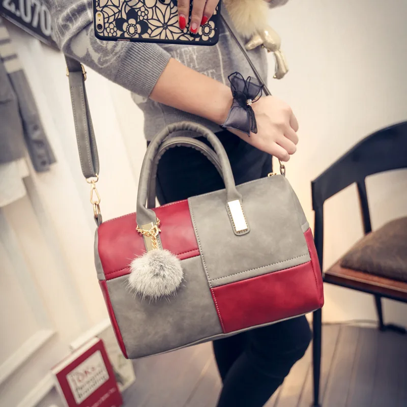 2016 Spring New Style Europe And America Style Furry Ball-Joint Contrast Color WOMEN'S Bag Elegant Women's Pillow Pack
2016 Spring New Style Europe And America Style Furry Ball-Joint Contrast Color WOMEN'S Bag Elegant Women's Pillow Pack