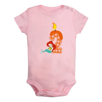 I'm 2 Years Old Cute Little Ariel 2nd Birthday Candle Newborn Baby Girl Boys Clothes Short Sleeve Romper Outfits 100% Cotton
I'm 2 Years Old Cute Little Ariel 2nd Birthday Candle Newborn Baby Girl Boys Clothes Short Sleeve Romper Outfits 100% Cotton