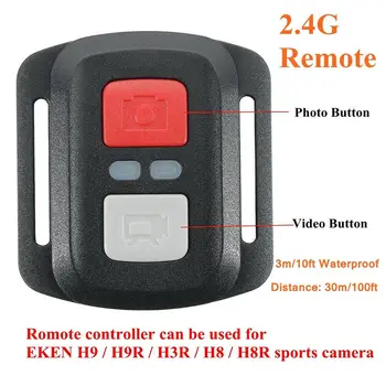 2.4G Remote Control Plastic Black Support for EKEN H9R H8R H6S H7S H5SPLUS Waterproof Sports Camera Action Camera Accessories
2.4G Remote Control Plastic Black Support for EKEN H9R H8R H6S H7S H5SPLUS Waterproof Sports Camera Action Camera Accessories