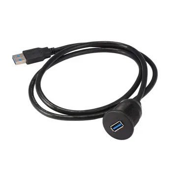 1 Meter USB 3.0 Dash Flush Mount Extension Cable Male to Female Dashboard Panel for Car Boat Motorcycle CY801 USB 3.1 Type-c CE
1 Meter USB 3.0 Dash Flush Mount Extension Cable Male to Female Dashboard Panel for Car Boat Motorcycle CY801 USB 3.1 Type-c CE