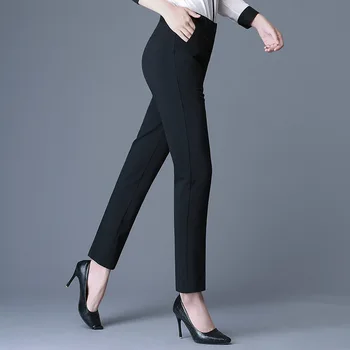 New Women Pants Plus Size business Formal women trousers slim female work wear Office Lady Straight Black Gray pants XXXL/XXXXL 
New Women Pants Plus Size business Formal women trousers slim female work wear Office Lady Straight Black Gray pants XXXL/XXXXL