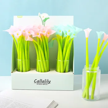 48PCS/LOT SilicaCalla Lily Gel Plant Pen Light-Induced Discoloration Learning Stationery
48PCS/LOT SilicaCalla Lily Gel Plant Pen Light-Induced Discoloration Learning Stationery