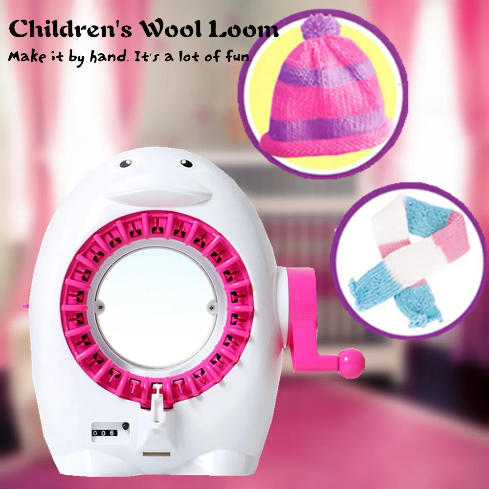 Penguin Knitted Wool Machine DIY GIRL'S Scarf Yarn zhi mao yi ji Vertical Type Hand-cranking Textile Machine CHILDREN'S Toy
Penguin Knitted Wool Machine DIY GIRL'S Scarf Yarn zhi mao yi ji Vertical Type Hand-cranking Textile Machine CHILDREN'S Toy