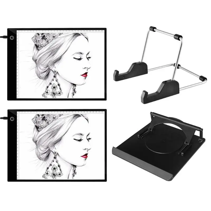 VKTECH Stepless Dimming A4 LED Drawing Tablet USB Light Digital Graphics Copy Board Electronic Painting Writing Art Tracing Pad
VKTECH Stepless Dimming A4 LED Drawing Tablet USB Light Digital Graphics Copy Board Electronic Painting Writing Art Tracing Pad