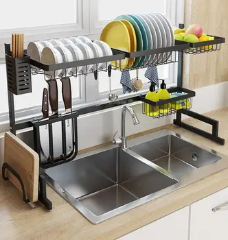 Multi-use Stainless Steel Dishes Rack Stready Sink Drain Rack Kitchen Oragnizer Rack Storage Rack Dish Shelf Strong Bearing
Multi-use Stainless Steel Dishes Rack Stready Sink Drain Rack Kitchen Oragnizer Rack Storage Rack Dish Shelf Strong Bearing