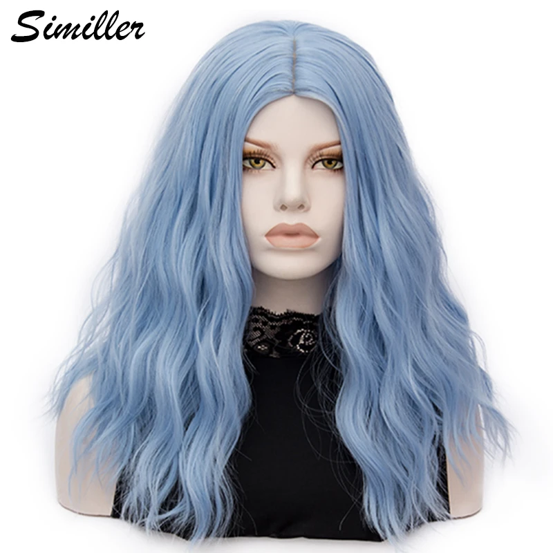 Similler Women Long Curly Cosplay Wigs Synthetic Hair Heat Resistance Light Blue Purple Pink Brown Gray Wig
Similler Women Long Curly Cosplay Wigs Synthetic Hair Heat Resistance Light Blue Purple Pink Brown Gray Wig
