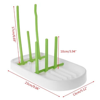 Baby Bottle Holder Cleaning Dryer Rack Nipple Pacifier Removable Storage Shelf R9UE 
Baby Bottle Holder Cleaning Dryer Rack Nipple Pacifier Removable Storage Shelf R9UE